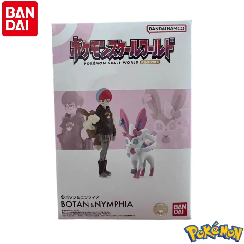 

В наличии оригинальная фигурка Bandai, 100% натуральная фигурка Покемона Сильвеона, модель, украшения, статуя, праздничные подарки, товары в стиле аниме, игрушки