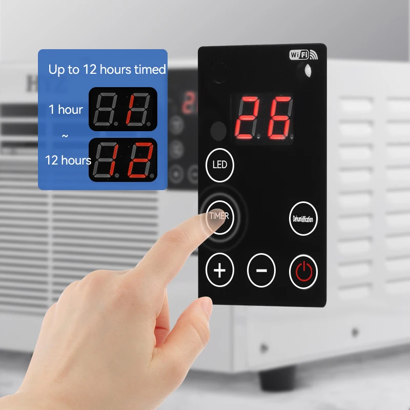 

Portable Mini Air Conditioner 110/220v for Tent Camping Mobile Small Window air Ac Unit with US/AU Plug