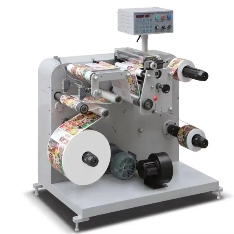 High-speed paper film -to-roll slitting and rewinding hine DK-