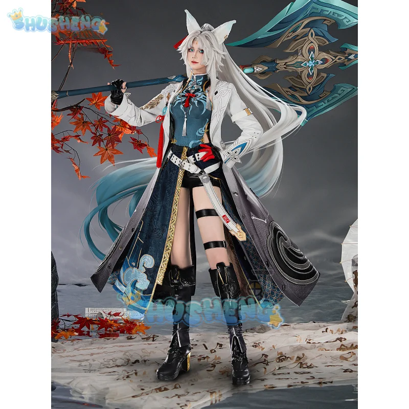 Shusheng Honkai: Star Rail Feixiao 여성 코스프레 코스튬 코스프레, 애니메이션 파티 유니폼, 할로윈 역할 놀이 의류
