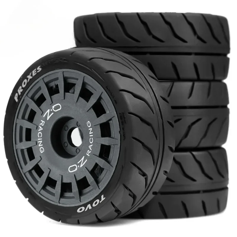 1:10 Racing Car Tires 68mm Tyre 12mm Hex for 1/10 RC On Road Car Tamiya TT01 TT02 XV01 XV02 PTG-2 HSP HPI Kyosho Upgrade Parts