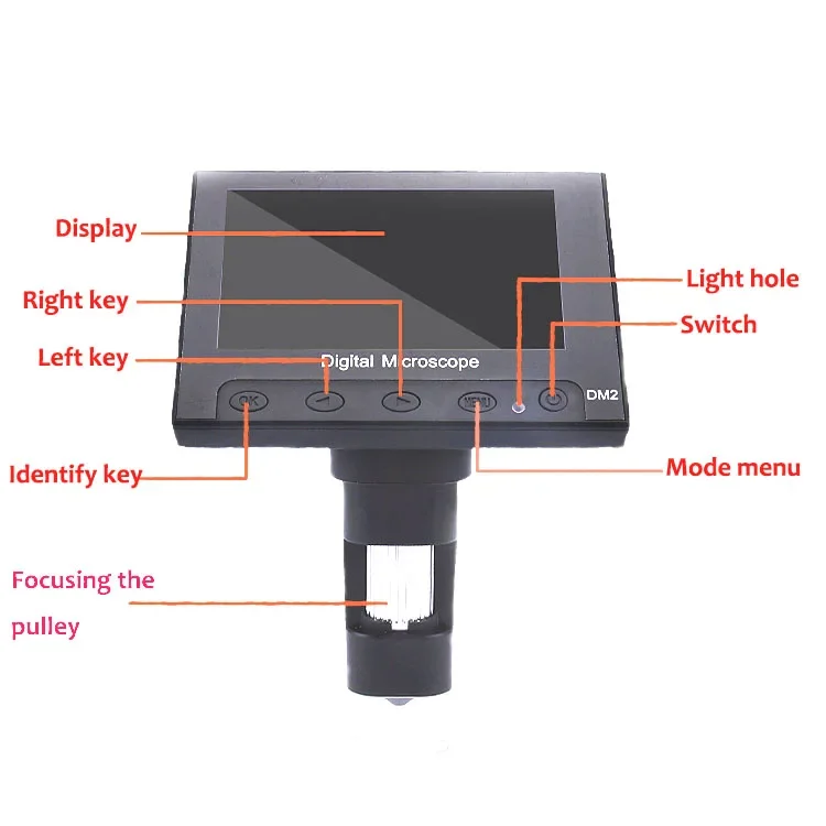 1080P Video Microscope Scanning Electron Soldering USB Digital Microscope for Phone Watch Repairing