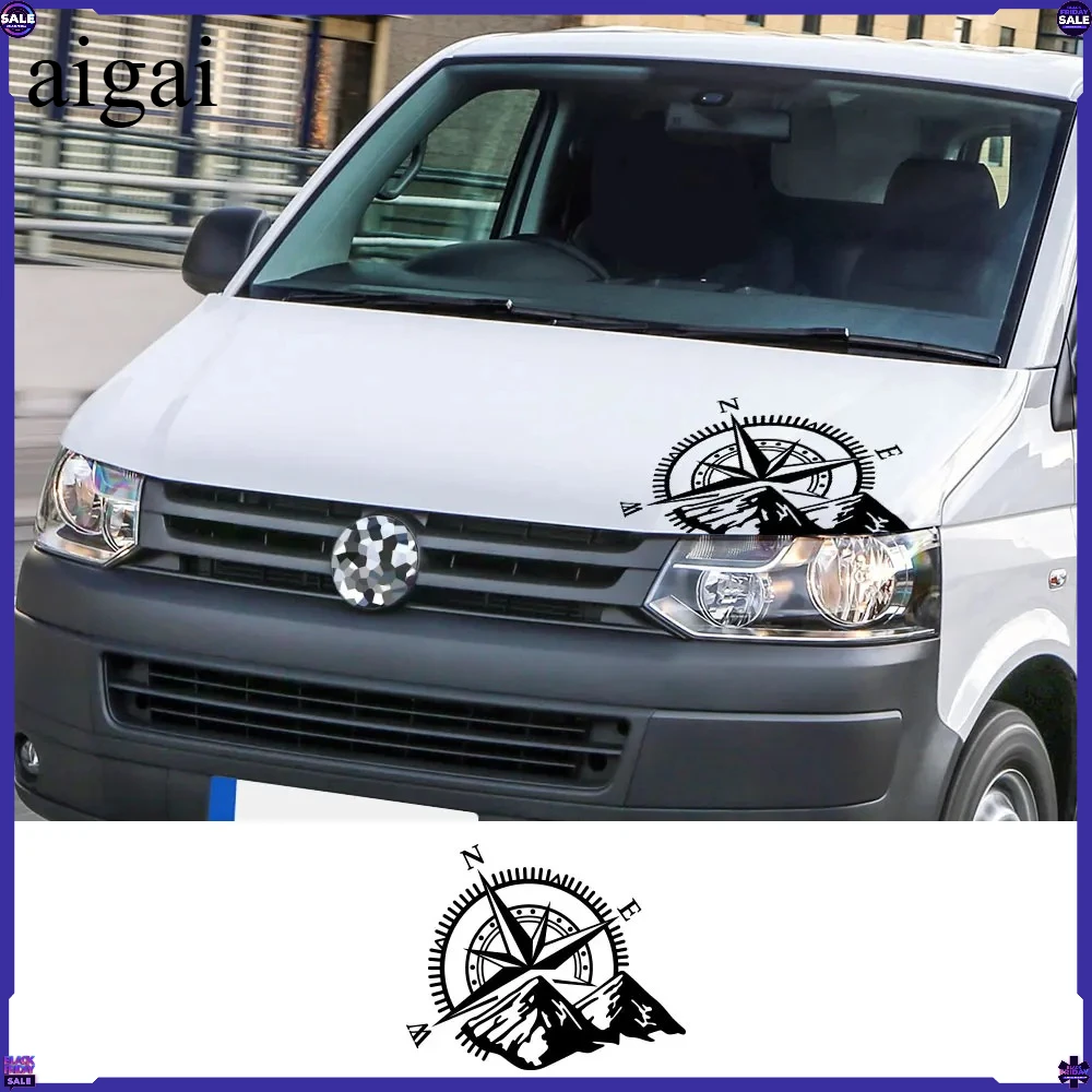 Наклейки для автомобилей Volkswagen VW Transporter T4 T5 T6 Camper Van, графика COMPASS, декор для кузова, виниловые пленки, аксессуары