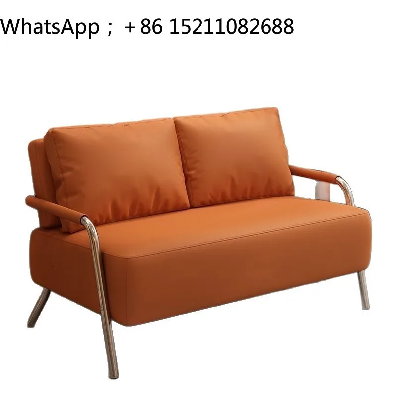 SCY leather art sofa living room simple lazy sofa small apartment living room high-end sofa