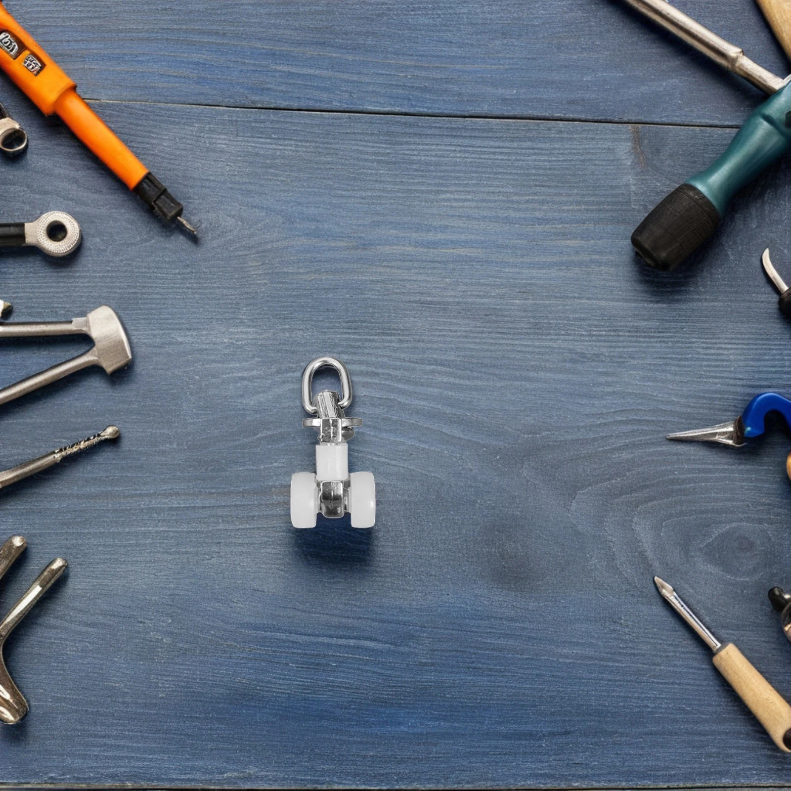 

20Pcs Curtain Track Gliders Double Wheel Rolling for Curtains Drapes Sheers Valances Silent