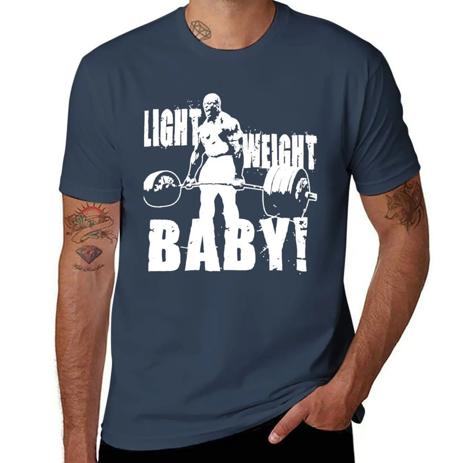 

Light Weight Baby! (Ronnie Coleman) T-Shirt Big Size Simple T-Shirt