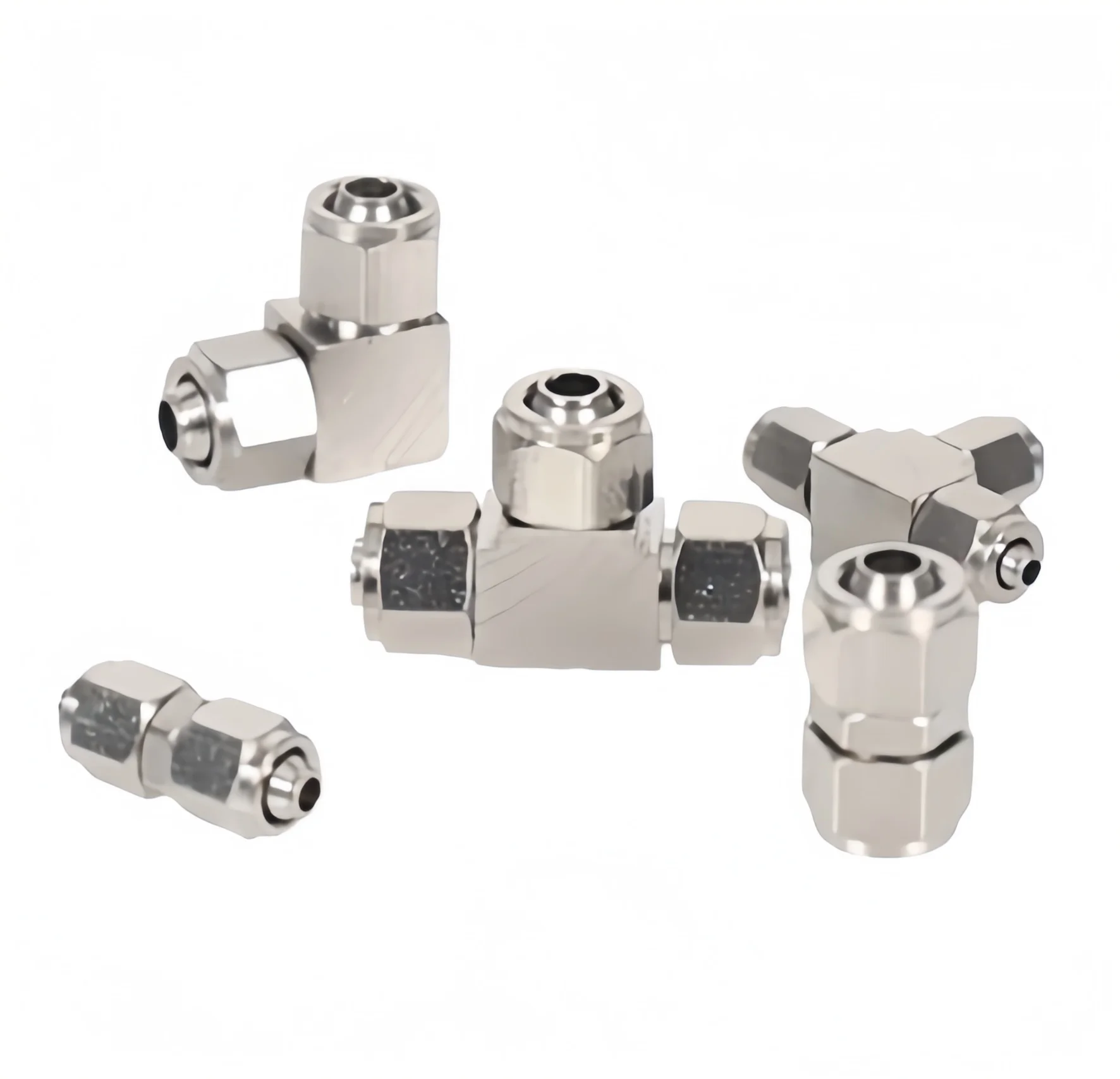 PL Pneumatic Rotary M5 01 02 03 04 Elbow Quick Connect Fitting, 4-12mm Air Hose Fast Coupler for Industrial Automation