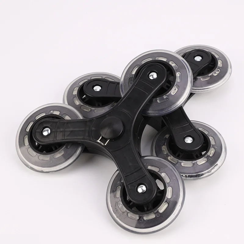 For Bearing Buckle Accessories Crystal Three Casters Shopping Trolley Shopping Cart Wheels Casters