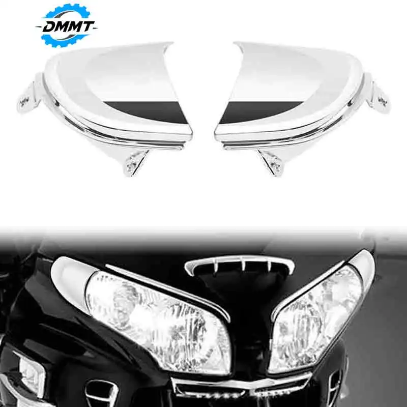 Headlight Trim Decor Cover For Honda Goldwing GL1800 2006-2017 F6B 2013-2017 ABS Motorcycle Front Head Light Bezel Chrome