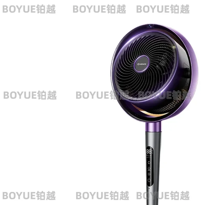 Smart DC Vertical Air Circulator Fan with Gesture Control and Motion Sensing Purification for Home Office Quiet Cooling