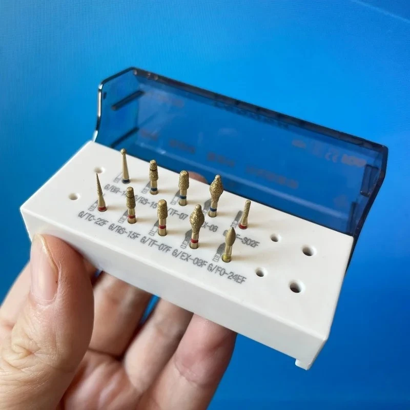 

FG0910D Набор стоматологических боров для инкрустации и накладки из фарфорового сплава - боры из высокоскоростной стали для стоматологической лаборатории и стоматологической клиники