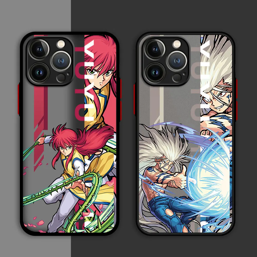 Yuyu Hakusho anime Case for Apple iPhone 13 14 15 Pro Max SE 12 Mini XR 8 Plus 11 Pro XS X 7 6S 11 Pro Shell Shockproof Cover