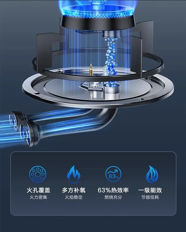 

Газовая плита SUPOR с двойной горелкой, встроенная бытовая кухонная плита для природного газа, сжиженного нефтяного газа AE