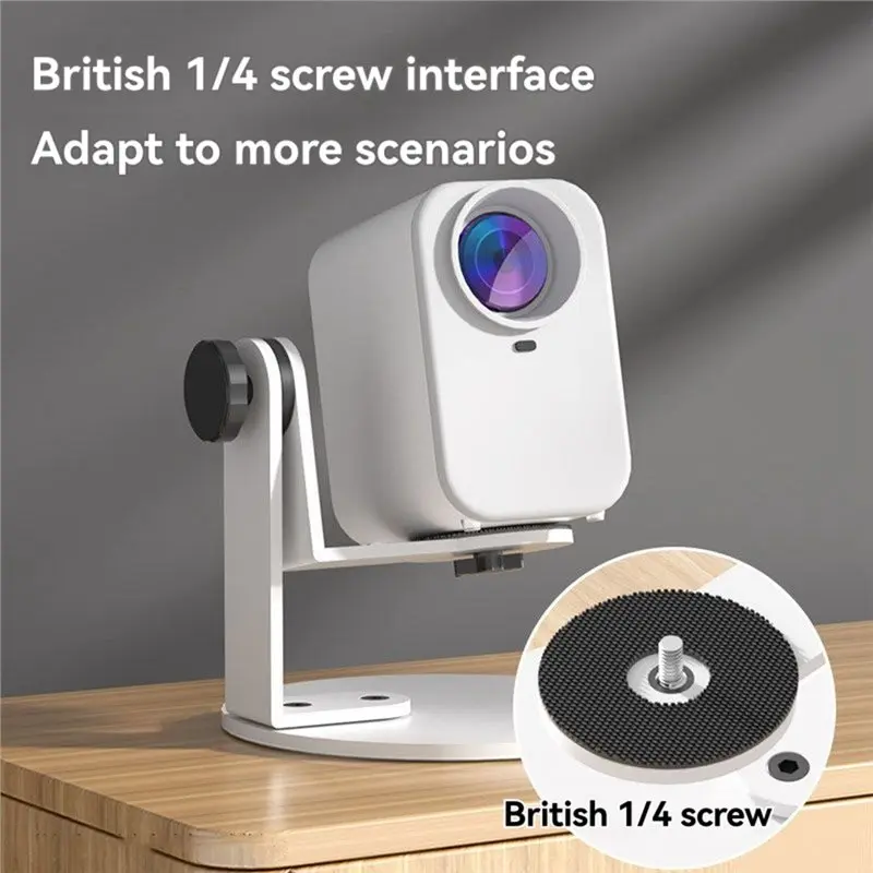 CABE-Desktop Projector Holder Stand For LCD/DLP Video Projectors-Countertop Base With 360° Rotation Functionality Project