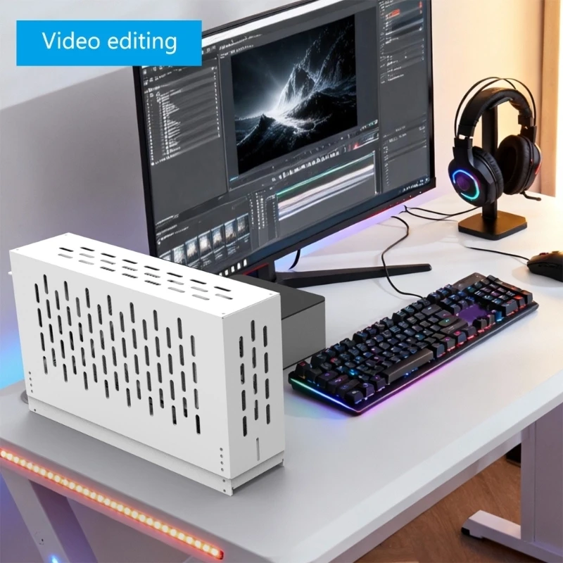 Oculink GPU Graphics Card Dock for Laptop PCIe4.0 Portable External GPU Enclosure Replacement For Notebook D2RC