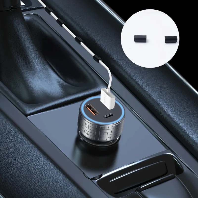 متعددة الوظائف سيارة الملاحة إدارة التخزين كليب كابل حامل سلك ثابت كليب السحابة شاحن سيارة كابل بيانات تحديد كليب