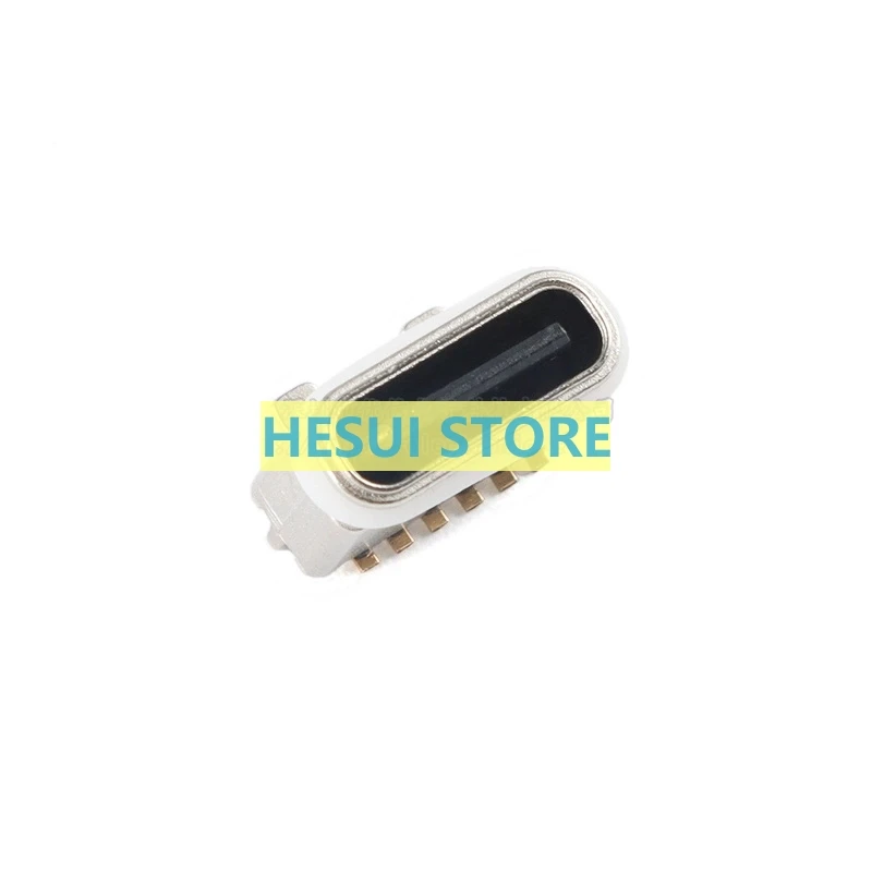 Waterproof TYPE-C Female base 6PIN vertical stick Type immersion grade waterproof IPX7 ultra-thin type Type-C connector