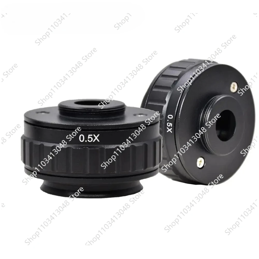 Original Authentic 0.5X focus adjustable microscope C mount adapter compatible for New type Trinocular Stereo microscope