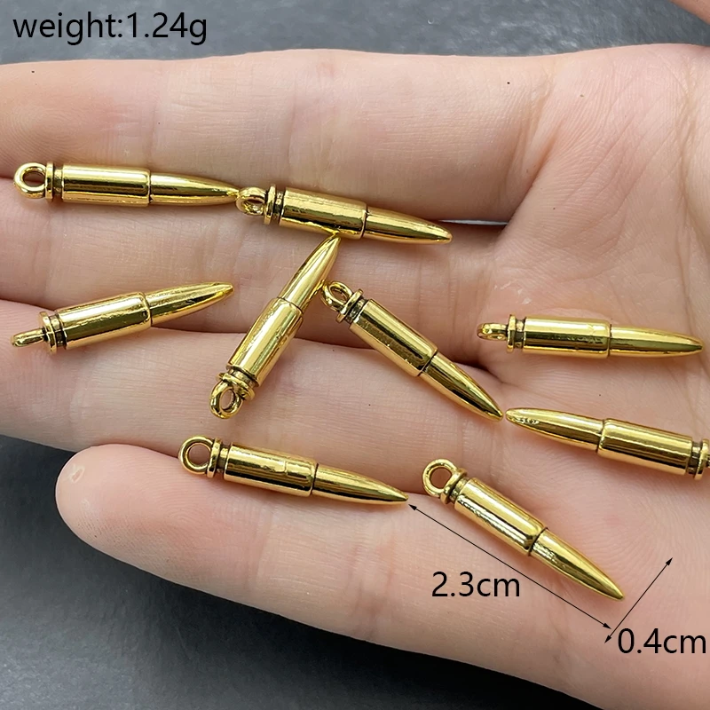 20pcs Antique Silver Gold Color Awl Charms Pendant For Jewelry Making DIY Men And Women Bracelets Earrings Findings Accessories