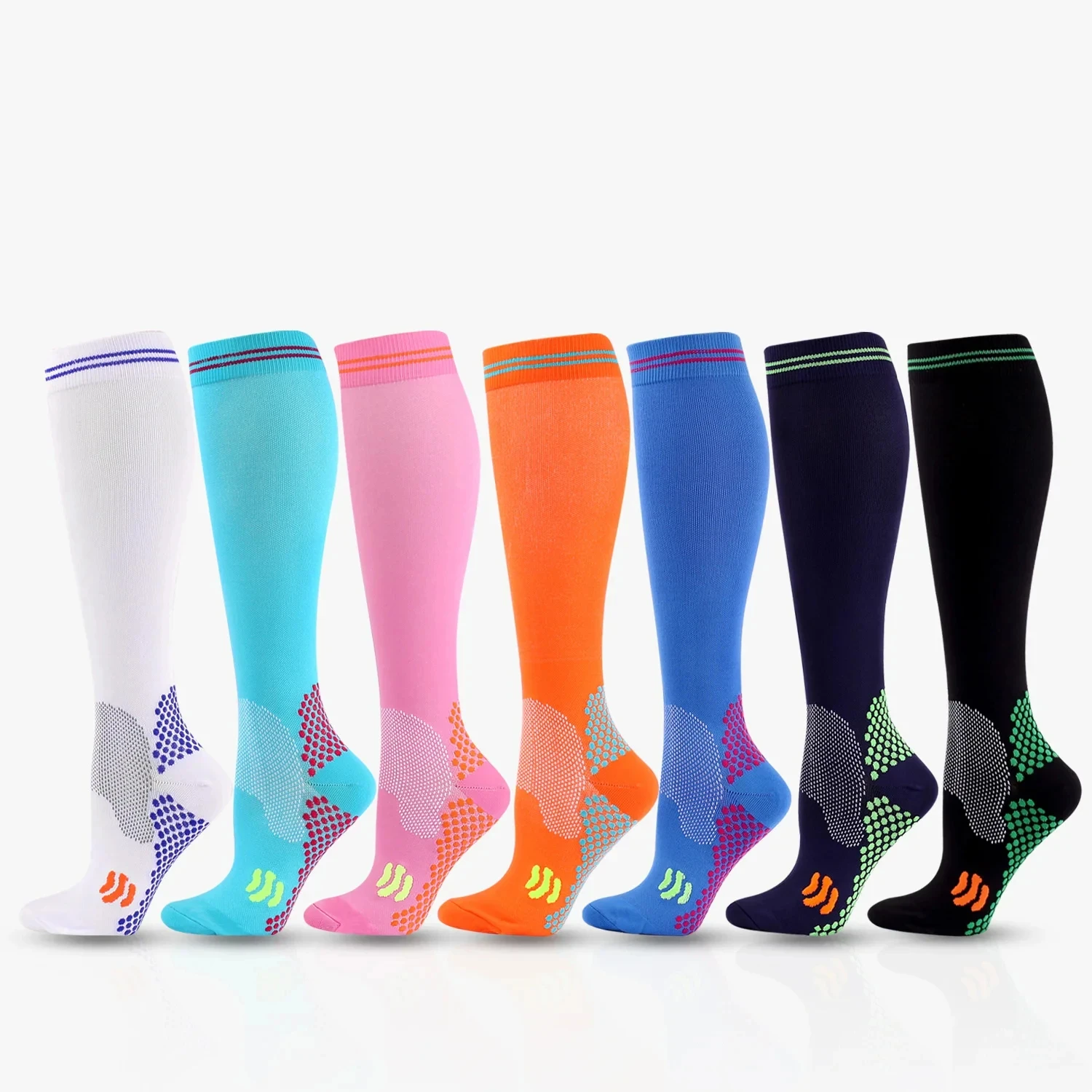 

Unisex Compression Socks Football Running Marathon 30mmHg Sports Socks Medical Care Promotion Of Blood Circulation Anti Fatigue