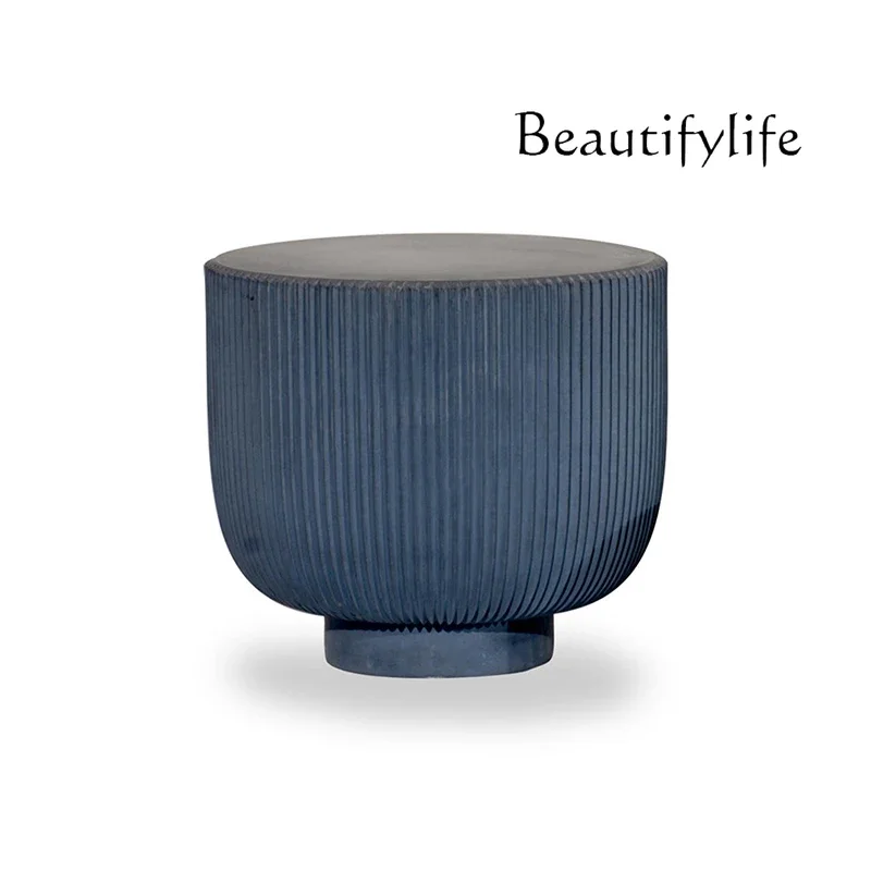 Yj Nordic Light Luxury Round Small Apartment Corner Few Creative Simple Exhibition Hall Furniture Front Desk Designer