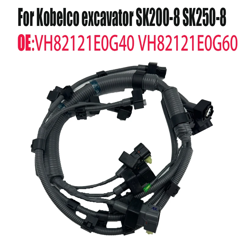 Для экскаватора Kobelco SK200-8 SK250-8 SK260-8 двигателя J05 жгут проводов номер детали VH82121E0G40 VH82121E0G60