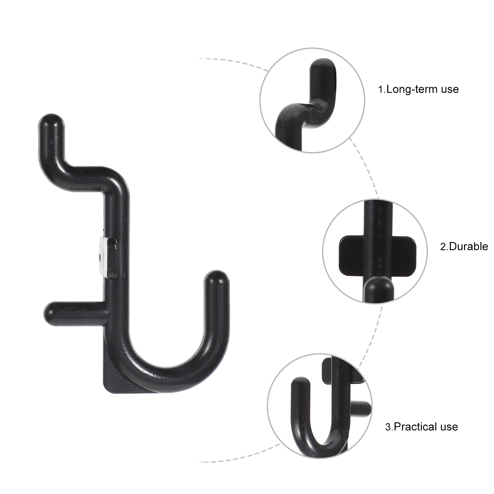 50 قطعة خطاف بيجبورد عالي الجودة منظم عرض معدني لاستخدام ورشة العمل شماعة رف بخطاف