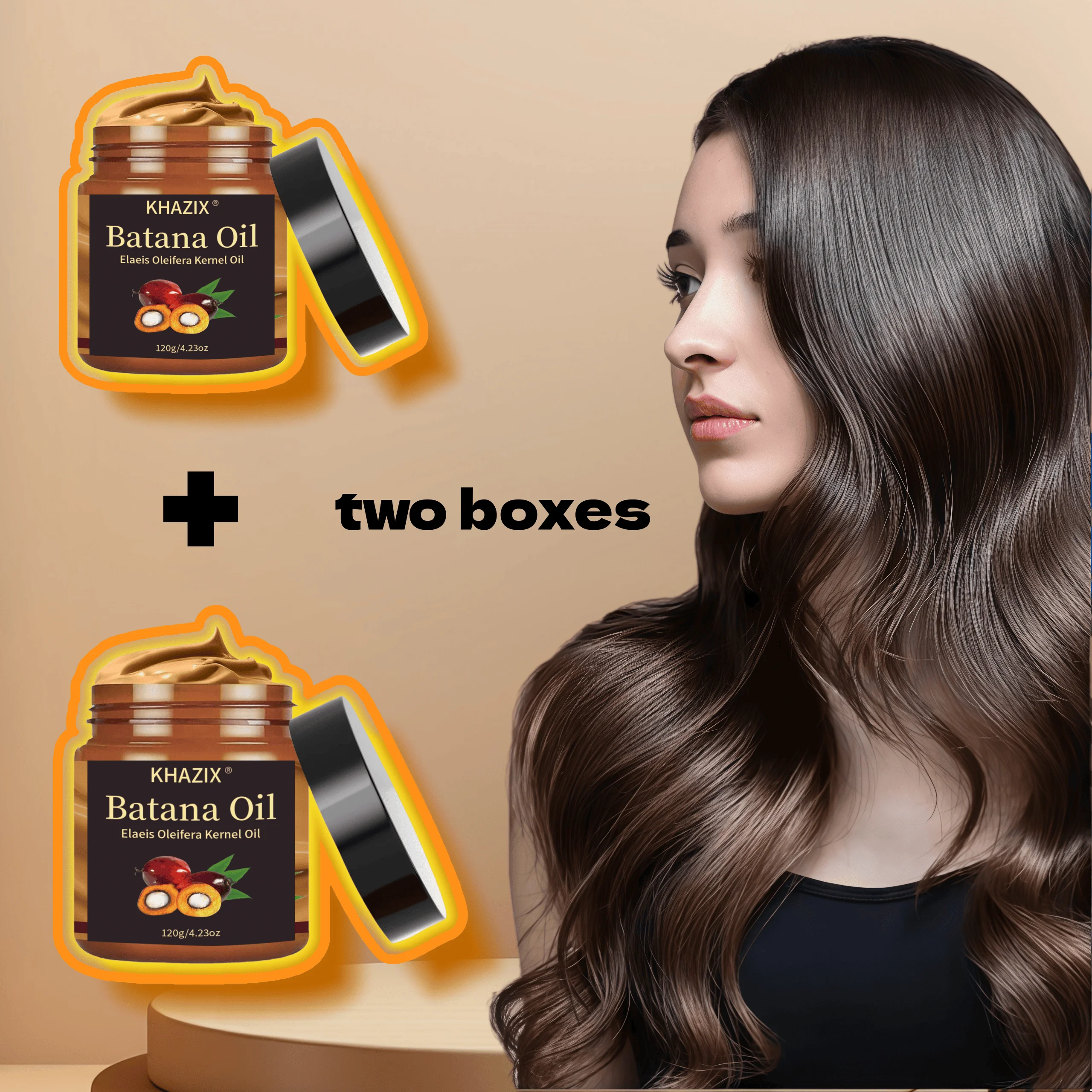

Two boxes Hair Mask Anti Yellow Deep Nourishing Shiny Hair Repair Dry FrizzyDamaged Maltreated Hair Care Conditioner 120g