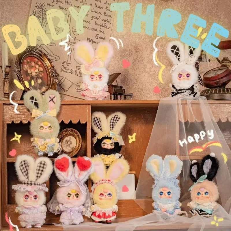 

In Stock Limited Baby Three Lolita'S Dream 100% Mini Figure Sand Eyes Blind Box Collectible Vinyl Plush Toy Cute Gift Decor