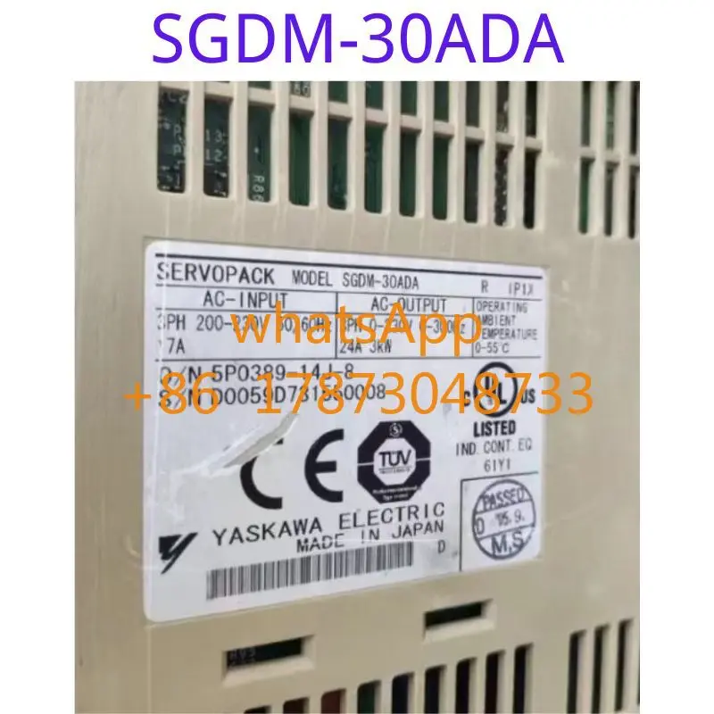 Uji fungsi driver servo bekas SGDM-30ADA utuh