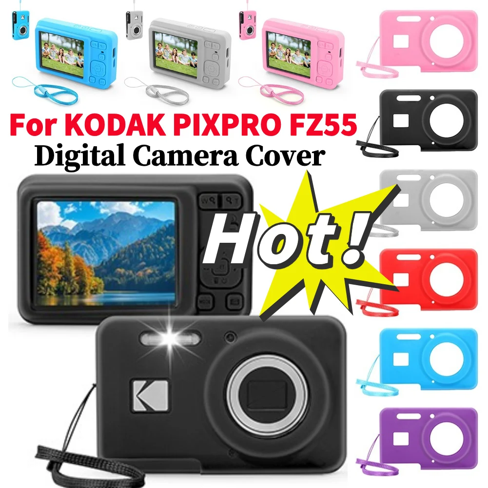 

For KODAK PIXPRO FZ55 Digital Camera Cover Anti-Scratch Lightweight Camera Sleeve Wear Resist Outdoor Travel Camera Protect Case