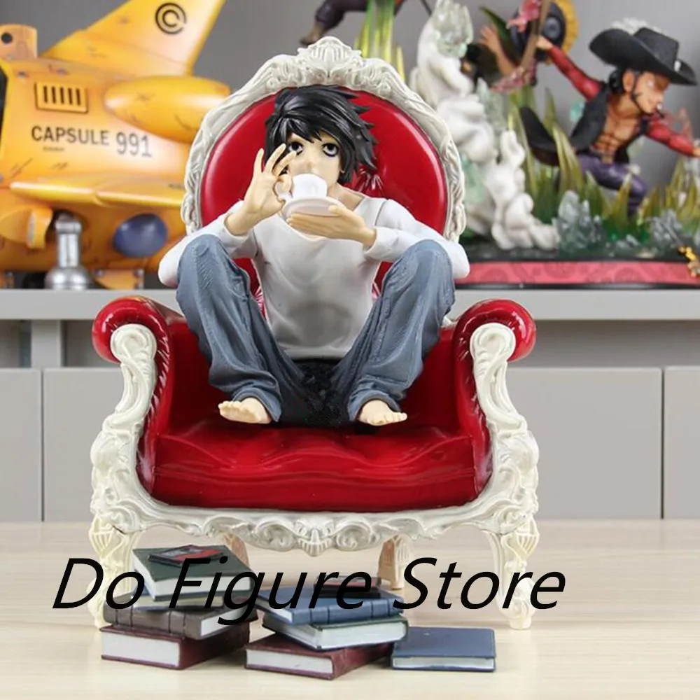 

Фигурка героя аниме Lawliet GK Death Note L 24 см, фигурка Watari & L Yagami, Коллекционная модель, кукла, декоративная игрушка