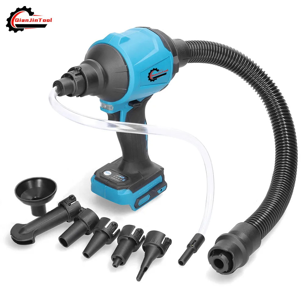 Air Blower Fan Dust Machine Rechargeable Lithium Electric Cordless Inflator Cleanner Vacuum Blower Fit For Makita 18V Battery