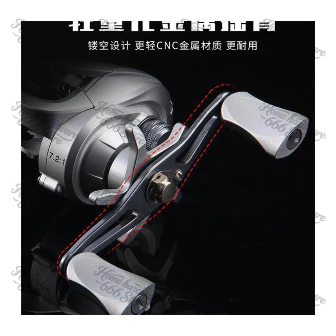 Anti-fried Line Luya Water Drop Wheel High Speed Is Stronger Than Black Thunder Fishing Wheel Far Cast Sea Pole Wheel Fish Metal
