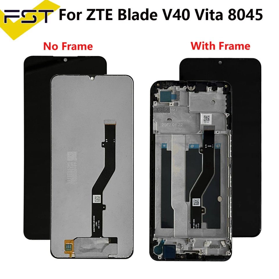 6.75“ Original LCD For ZTE Blade V40 Vita 8045 LCD Display+Touch