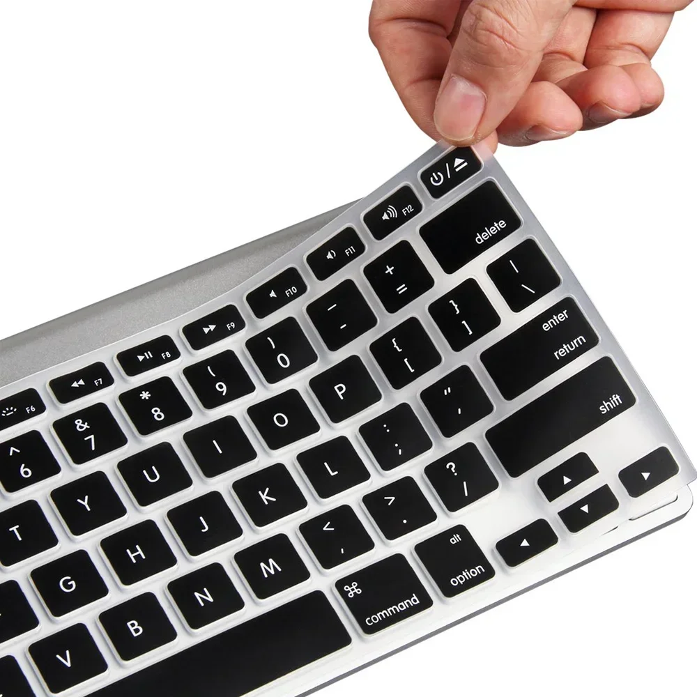 Casing Keyboard digunakan untuk Macbook Pro Retina 13/15 Air13 inci, lapisan pelindung silikon untuk tahan debu dan air