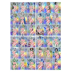 Fai da te 45 pz/set dea storia Opcg personaggio femminile Hancock Nami Collection Card Chest rifrazione colore Flash Card giocattoli regalo