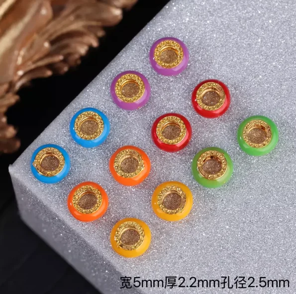 18k-gold-spacers-for-beads-colorful-gold-charms-5mm-gold-stoppers-big-hole-25mm