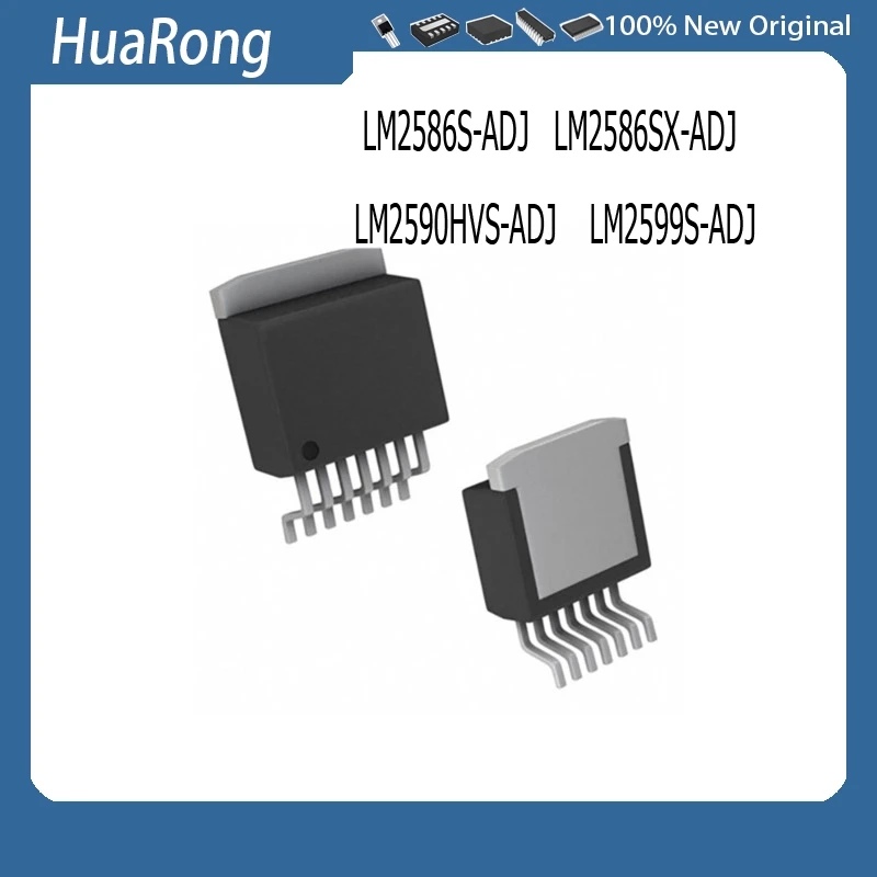 10Pcs/Lot    LM2586S-ADJ   LM2586SX-ADJ   LM2590HVS-ADJ    LM2599S-ADJ   LM2599S  TO-263-7