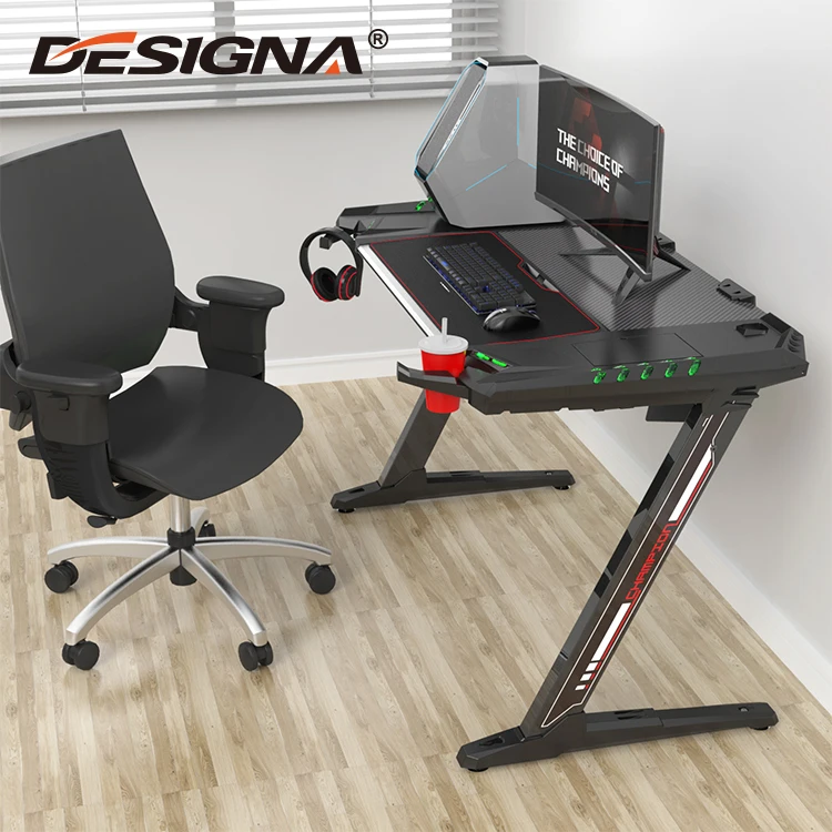 RGB Light Up E-sport Gaming Pc Computer Desk