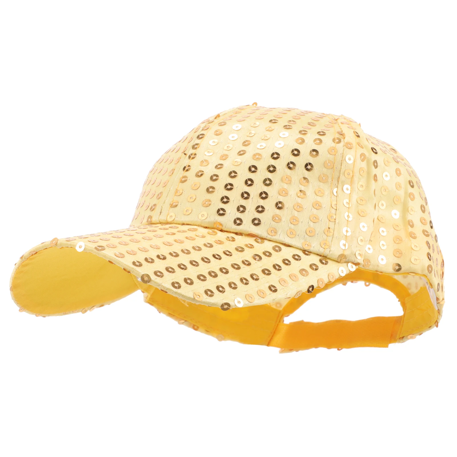 

Sequin Baseball Women Shiny Glitter Hats Adjustable Party Carnival Fabric Sequin Hat Caps Gold Trendy Comfortable