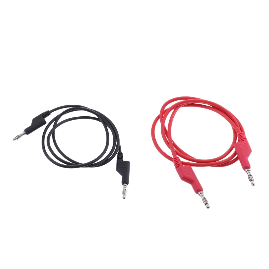 4mm Banana to Banana Plug Test Lead Soft Silicone High Voltage Test Cable for Multimeter and Lab Circuit