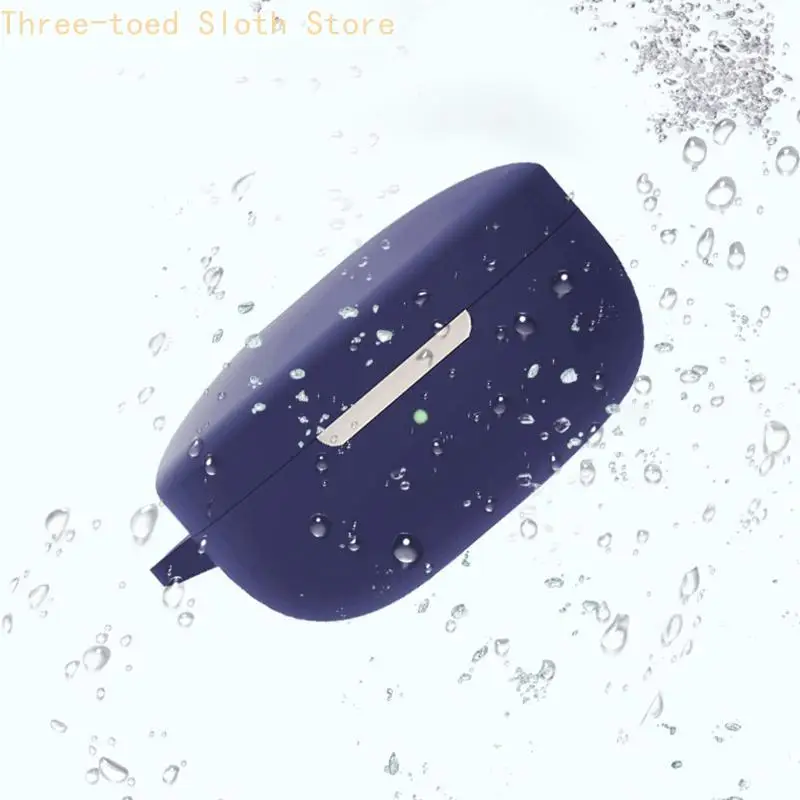 Bluetooth-kompatibel Kopfhörer Anti-verloren Tragbare Silikon Protector Compipable f E74A – Detail 8