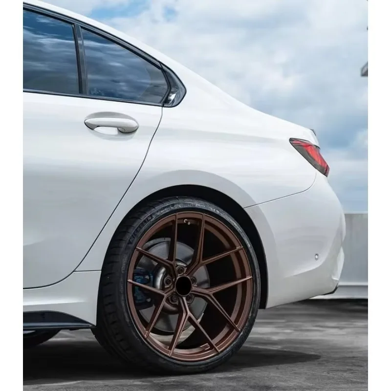 

【2025】 Customize Wheel Hub 5x114.3 5x120 Matte Bronze Black Car Rims Fit For Tesla Mercedes Benz Maybach Audi Q7 Car Wheels