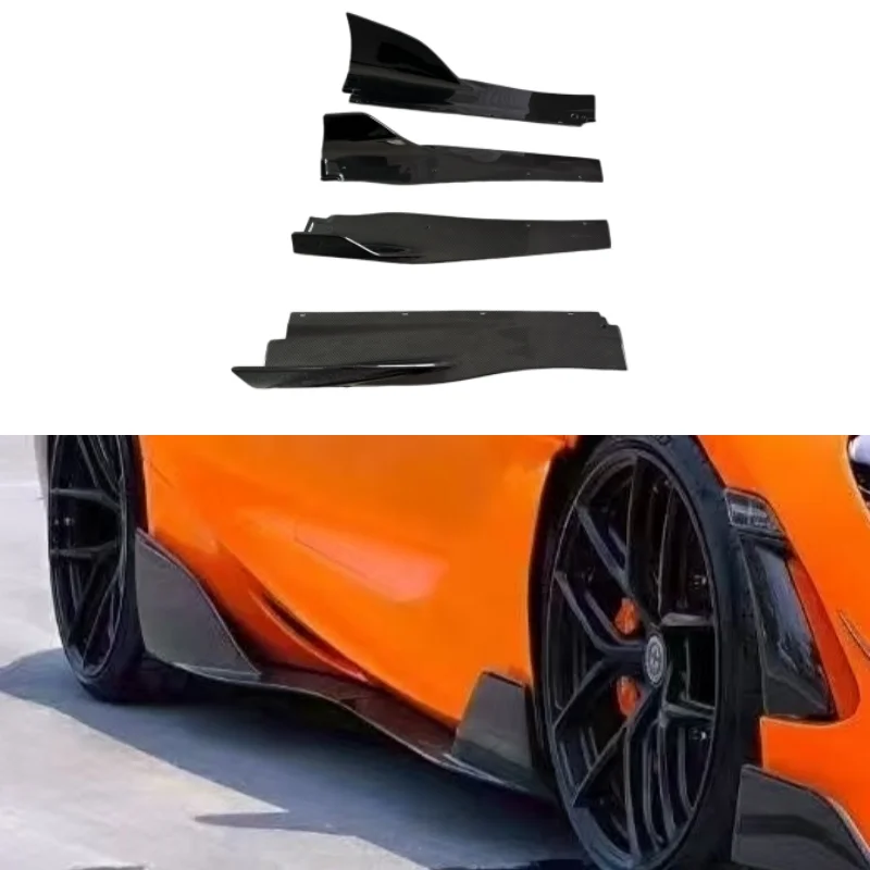

High Quality Carbon Fiber Side Skirt Body Kit with RYFT Style for McLaren 720S Modification Side Edge Small Surround Kit