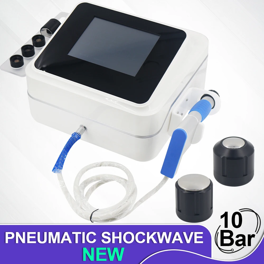 10Bar Pneumatic Shockwave Therapy Machine ED Treatment Pain Relief Health Care Tools Physiotherapy Relaxation Shock Wave Newest