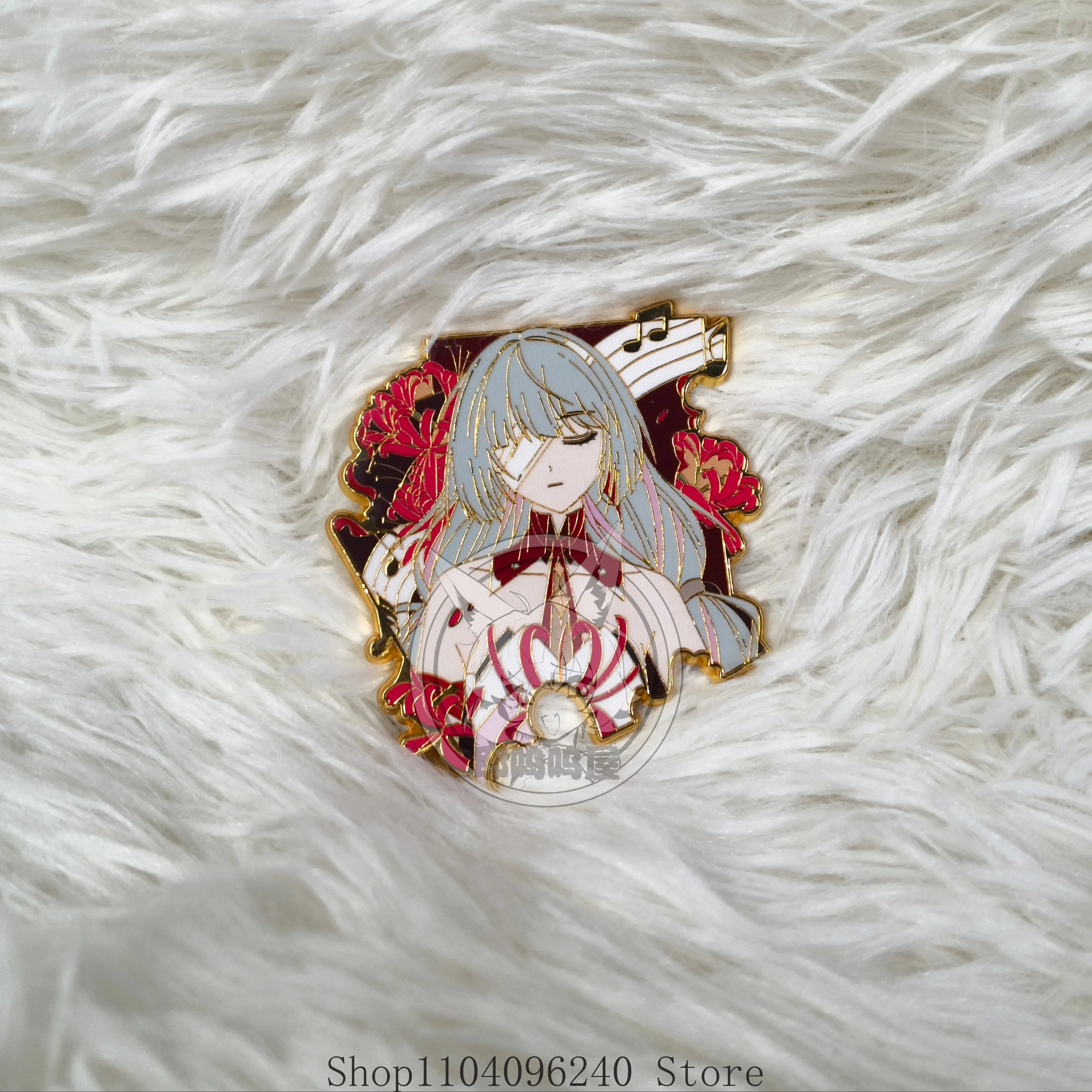 

Phrolova Wuthering Waves Metal Badge Brooch Tinplate Backpack Decoration Cosplay Collection Fans Halloween Game Anime