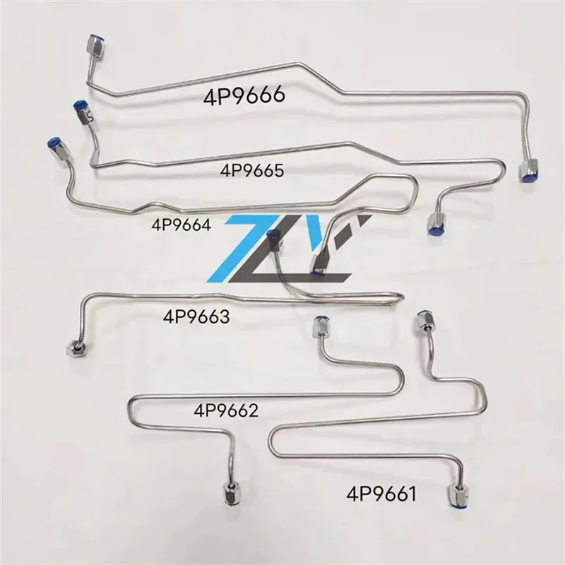 

Fuel Injector Line Oil Tube Pipe Hose High Pressure Oil Pipe 4P9658 4P9666 4P9665 4P9664 4P9663 4P9662 4P9661 For 3406