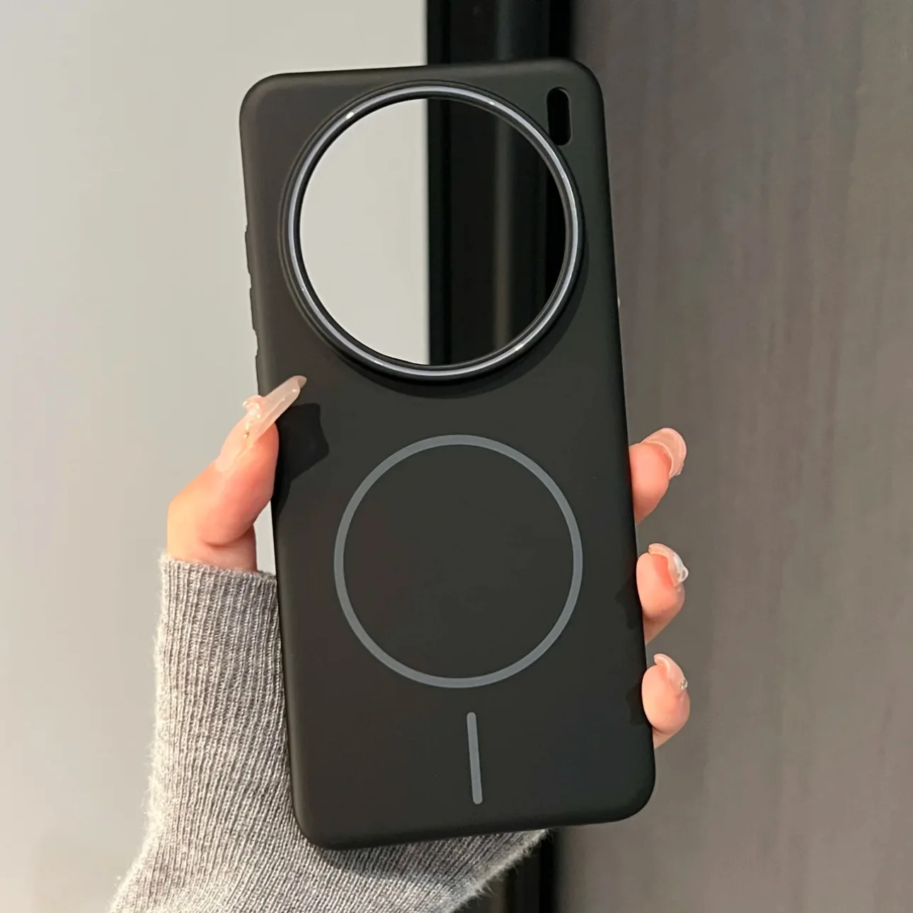 

Large Hole Lens Position Magnetic Phone Case for Vivo X200 Pro Mini X100 Pro X100S Skin Friendly Matte Hard Protective Shell