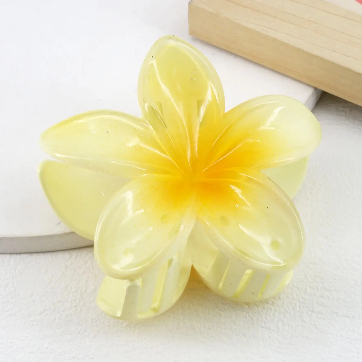 Летний супер фея с пятью лепестками цветок в стиле отпуска Frangeria зажим для захвата зажим в виде акулы акриловый цветок захват для волос аксессуары для волос